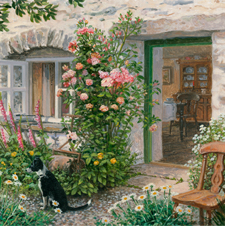 Roses by the Front Door